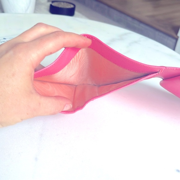 Trifold Pink Prada Wallet - Picture 7 of 13
